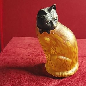 Amber Cat Figurine
